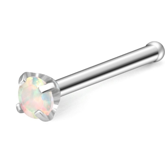 Dolls Kill Jewelry - Steel Opal Nose Stud